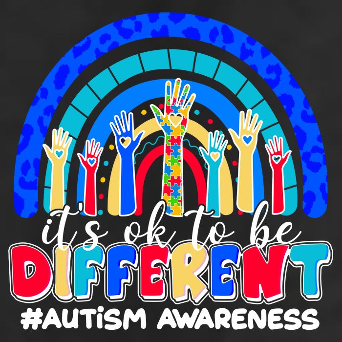 Cute Colorful It's Ok To Be Different #Autism Awareness Beanie