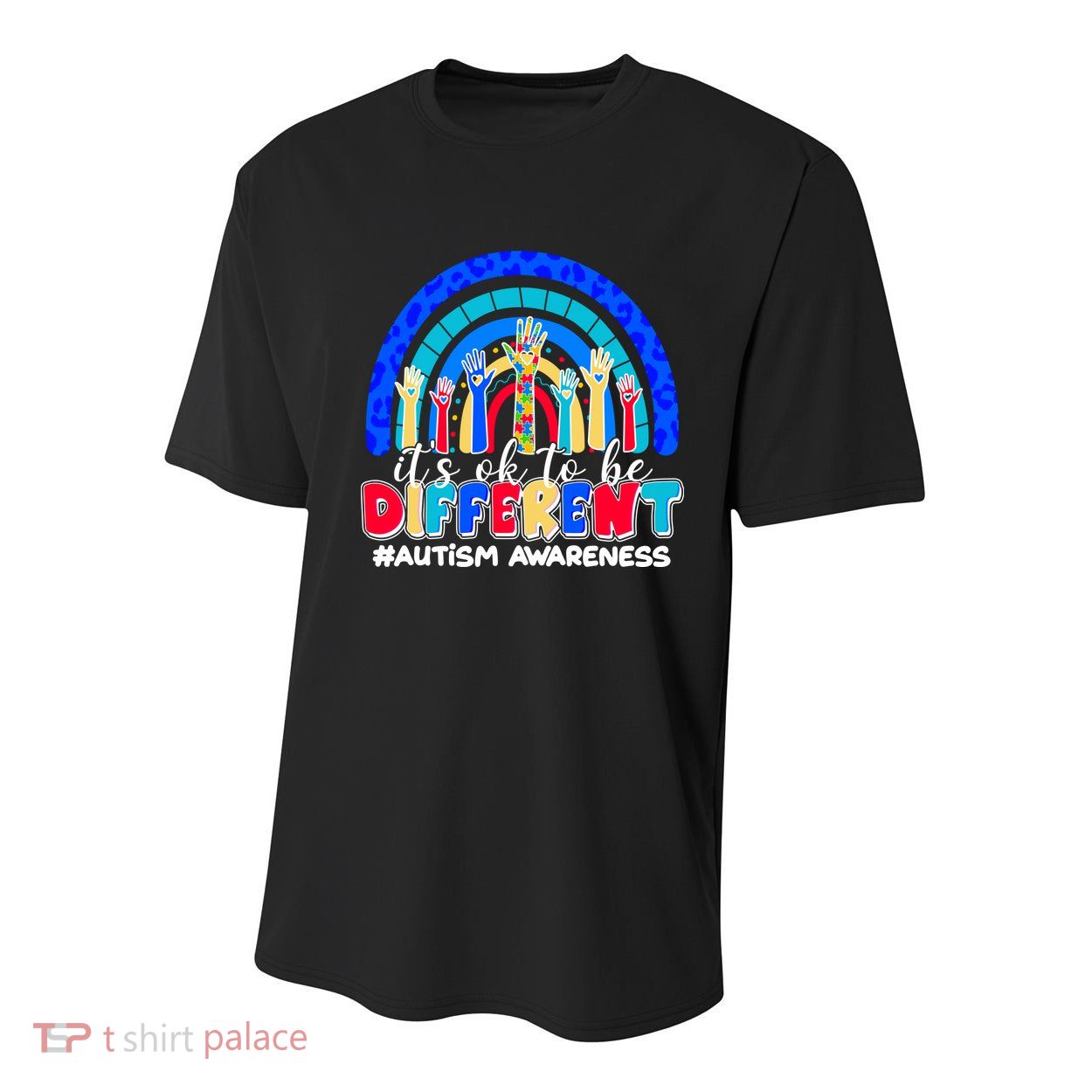 Cute Colorful It's Ok To Be Different #Autism Awareness Youth Performance Sprint T-Shirt
