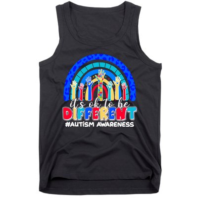 Cute Colorful It's Ok To Be Different #Autism Awareness Tank Top