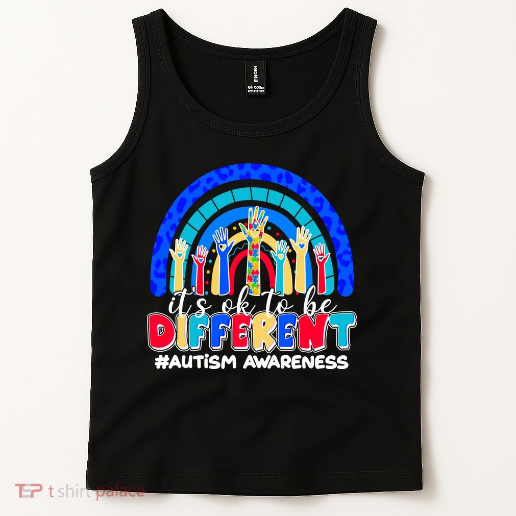 Cute Colorful It's Ok To Be Different #Autism Awareness Tank Top