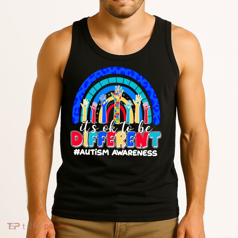 Cute Colorful It's Ok To Be Different #Autism Awareness Tank Top