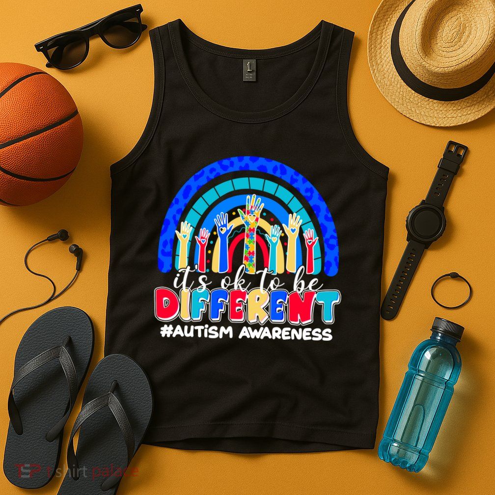 Cute Colorful It's Ok To Be Different #Autism Awareness Tank Top