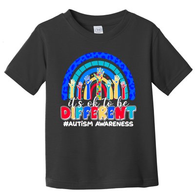 Cute Colorful It's Ok To Be Different #Autism Awareness Toddler T-Shirt