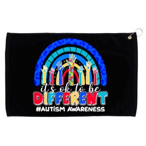 Cute Colorful It's Ok To Be Different #Autism Awareness Grommeted Golf Towel