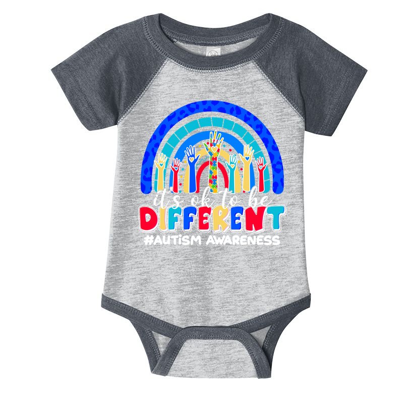 Cute Colorful It's Ok To Be Different #Autism Awareness Infant Baby Jersey Bodysuit