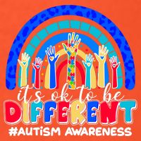 Cute Colorful It's Ok To Be Different #Autism Awareness Magnet