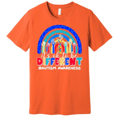 Cute Colorful It's Ok To Be Different #Autism Awareness Premium T-Shirt