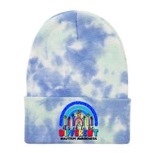 Cute Colorful It's Ok To Be Different #Autism Awareness Tie Dye 12in Knit Beanie