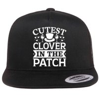 Cutest Clover In The Patch Gift Flat Bill Trucker Hat