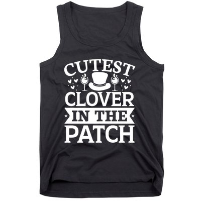 Cutest Clover In The Patch Gift Tank Top