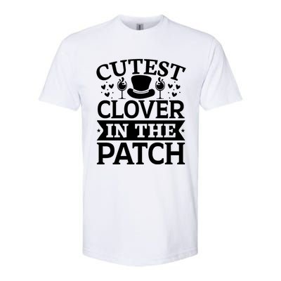 Cutest Clover In The Patch Gift Softstyle CVC T-Shirt