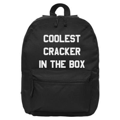 Coolest Cracker In The Box 16 in Basic Backpack