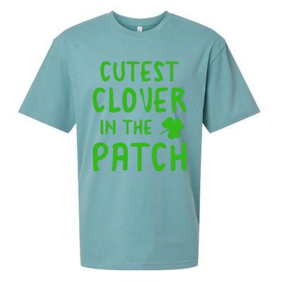 Cutest Clover In The Patch Gift Sueded Cloud Jersey T-Shirt