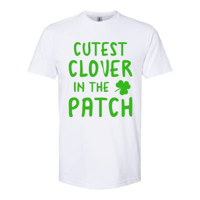 Cutest Clover In The Patch Gift Softstyle CVC T-Shirt