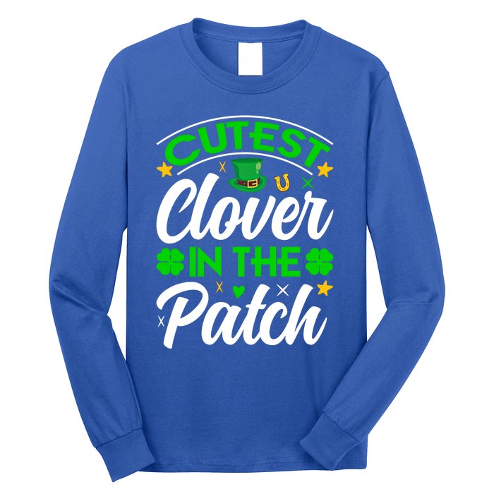 Cutest Clover In The Patch Gift Long Sleeve Shirt