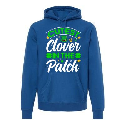 Cutest Clover In The Patch Gift Premium Hoodie