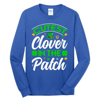 Cutest Clover In The Patch Gift Tall Long Sleeve T-Shirt