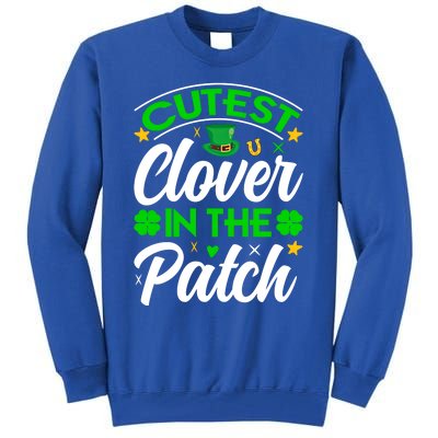 Cutest Clover In The Patch Gift Tall Sweatshirt