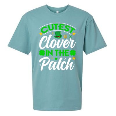 Cutest Clover In The Patch Gift Sueded Cloud Jersey T-Shirt