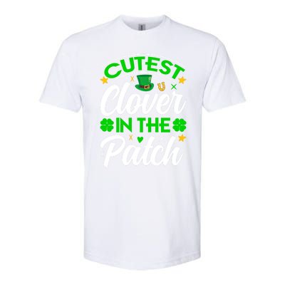 Cutest Clover In The Patch Gift Softstyle CVC T-Shirt