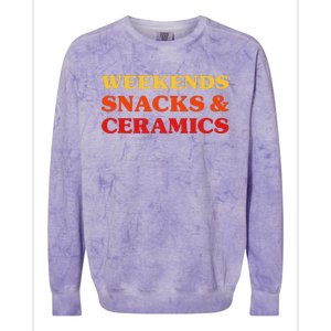 Ceramics Ceramics I Love Ceramics Colorblast Crewneck Sweatshirt