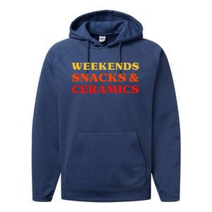 Ceramics Ceramics I Love Ceramics Performance Fleece Hoodie