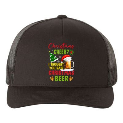 Christmas Cheer I Thought You Said Beer Weihnachten Bier Yupoong Adult 5-Panel Trucker Hat