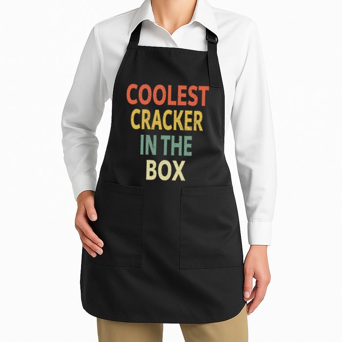 Coolest Cracker In The Box Full-Length Apron With Pockets