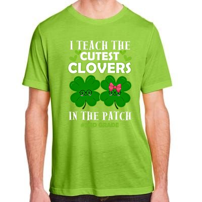 Cutest Clovers In Patch St PatrickS Day 2nd Grade Teacher Funny Gift Adult ChromaSoft Performance T-Shirt