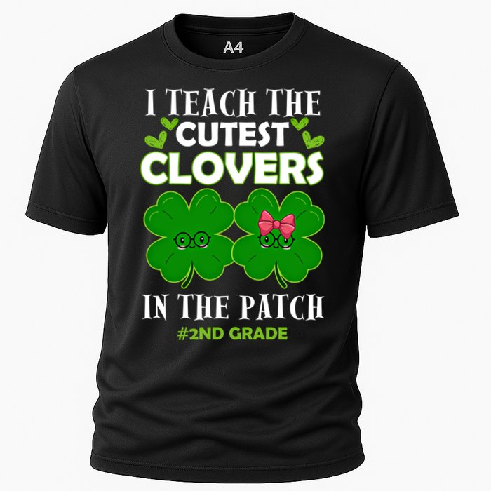 Cutest Clovers In Patch St PatrickS Day 2nd Grade Teacher Funny Gift Cooling Performance Crew T-Shirt