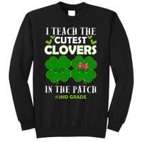 Cutest Clovers In Patch St PatrickS Day 2nd Grade Teacher Funny Gift Sweatshirt