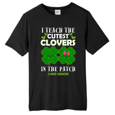 Cutest Clovers In Patch St PatrickS Day 2nd Grade Teacher Funny Gift Tall Fusion ChromaSoft Performance T-Shirt