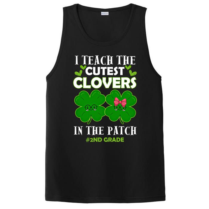 Cutest Clovers In Patch St PatrickS Day 2nd Grade Teacher Funny Gift PosiCharge Competitor Tank