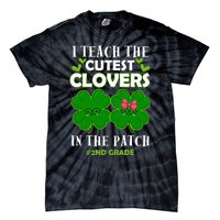 Cutest Clovers In Patch St PatrickS Day 2nd Grade Teacher Funny Gift Tie-Dye T-Shirt