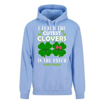 Cutest Clovers In Patch St PatrickS Day 2nd Grade Teacher Funny Gift Unisex Surf Hoodie