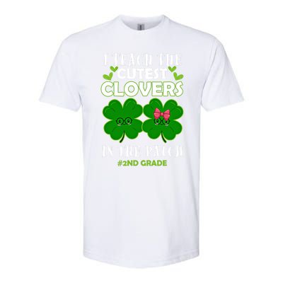 Cutest Clovers In Patch St PatrickS Day 2nd Grade Teacher Funny Gift Softstyle CVC T-Shirt