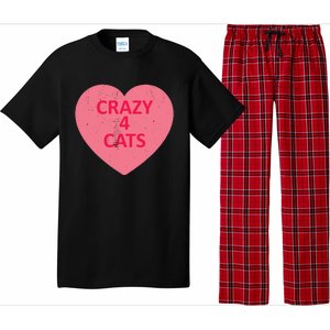 Cat Candy I Love Heart ValentineS Day Pajama Set