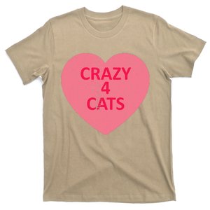 Cat Candy I Love Heart ValentineS Day T-Shirt