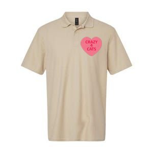 Cat Candy I Love Heart ValentineS Day Softstyle Adult Sport Polo