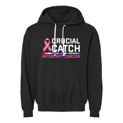 Crucial Catch Intercept Cancer Pullover Garment-Dyed Fleece Hoodie