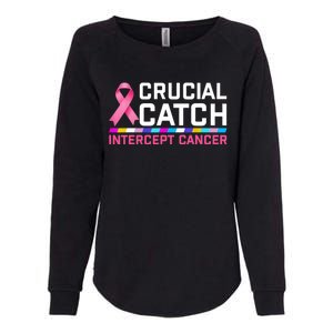 Crucial Catch Intercept Cancer Pullover Womens California Wash Sweatshirt