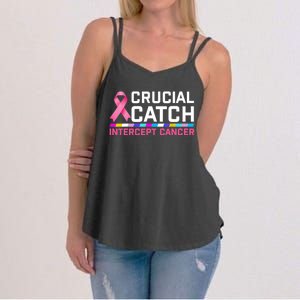 Crucial Catch Intercept Cancer Pullover Women's Strappy Tank