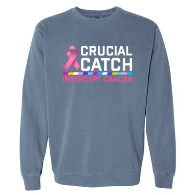 Crucial Catch Intercept Cancer Pullover Garment-Dyed Sweatshirt