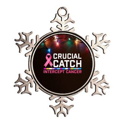 Crucial Catch Intercept Cancer Pullover Metallic Star Ornament