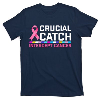 Crucial Catch Intercept Cancer Pullover T-Shirt