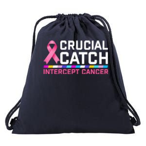 Crucial Catch Intercept Cancer Pullover Drawstring Bag