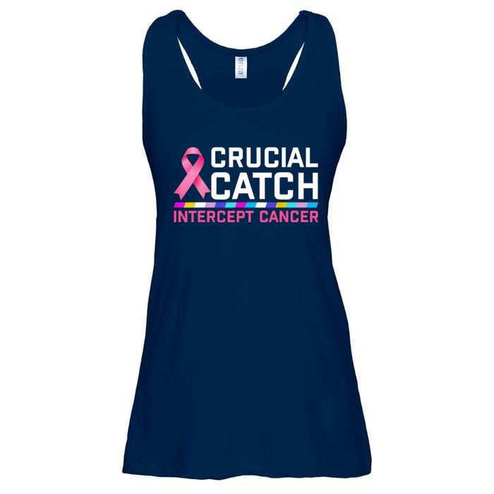 Crucial Catch Intercept Cancer Pullover Ladies Essential Flowy Tank