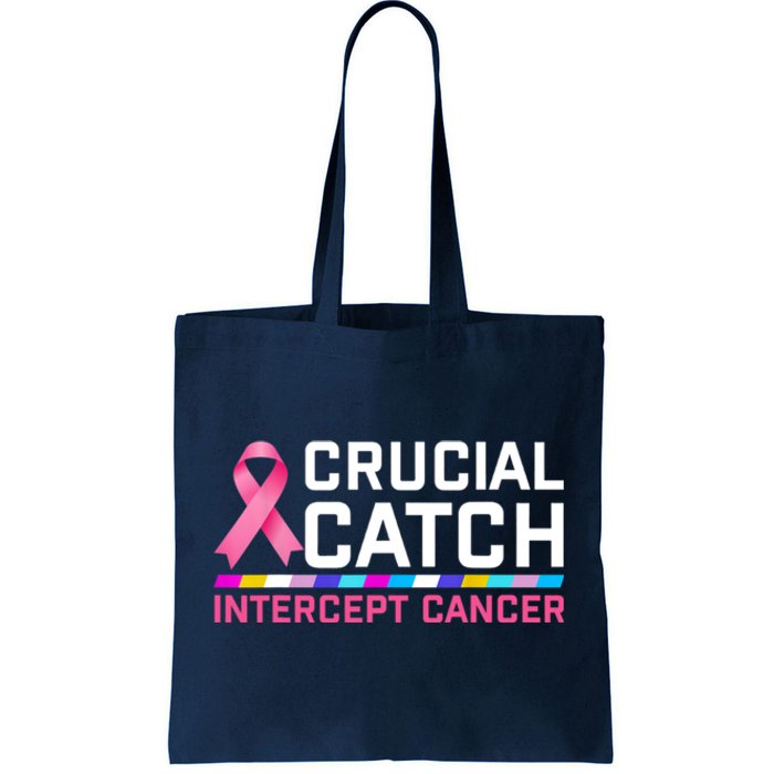 Crucial Catch Intercept Cancer Pullover Tote Bag