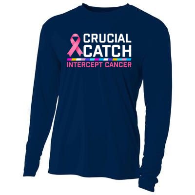 Crucial Catch Intercept Cancer Pullover Cooling Performance Long Sleeve Crew