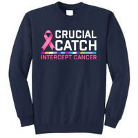 Crucial Catch Intercept Cancer Pullover Tall Sweatshirt